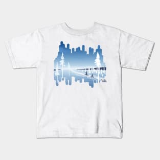 Blue Arctic moments Kids T-Shirt